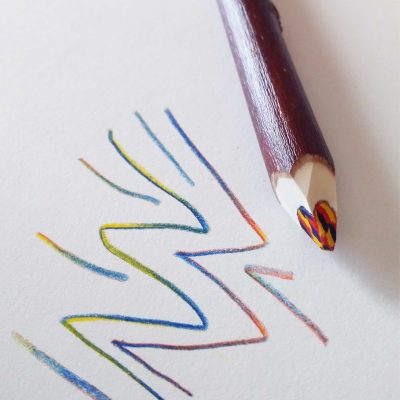 crayons magiques x 5 - un arc en ciel de couleurs